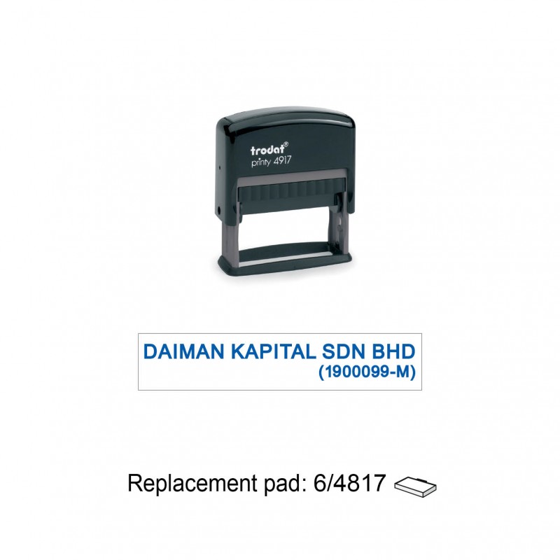 Trodat Printy 4917 Custom Self-Inking Stamp